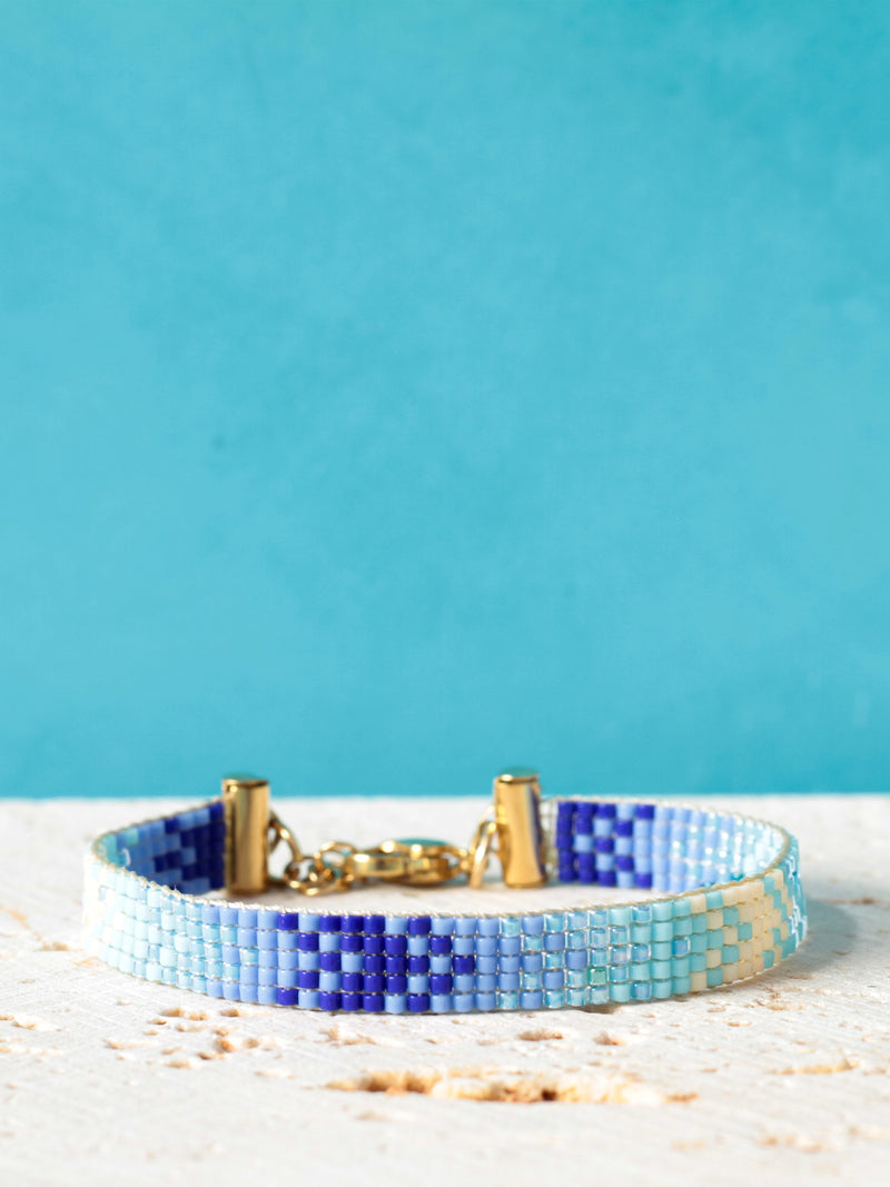 Brazalete Miyuki Cenote 5 puntos - Tayrona Accesorios