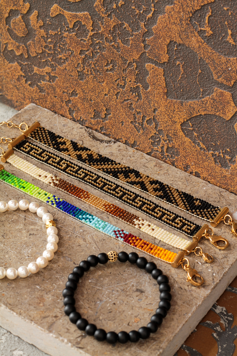 Brazalete Miyuki Villa de Leyva 5 puntos - Tayrona Accesorios