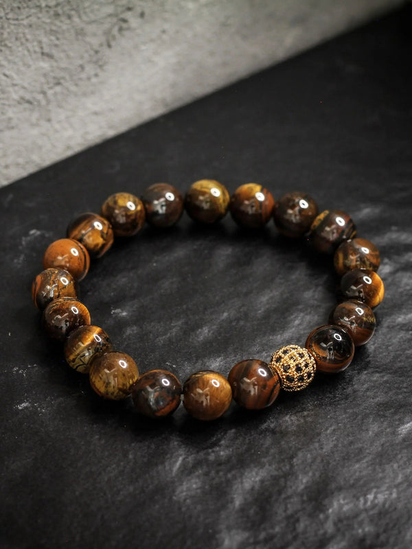 Brazalete Ojo de Tigre 8mm - Tayrona Accesorios