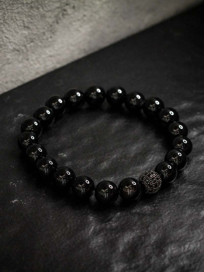 Brazalete Onyx 8mm - Tayrona Accesorios