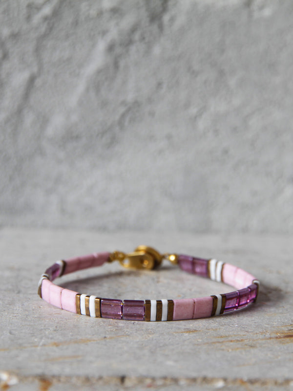 Brazalete Miyuki Tila Estornino 5mm - Tayrona Accesorios