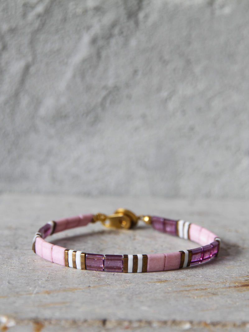 Brazalete Miyuki Tila Estornino 5mm - Tayrona Accesorios