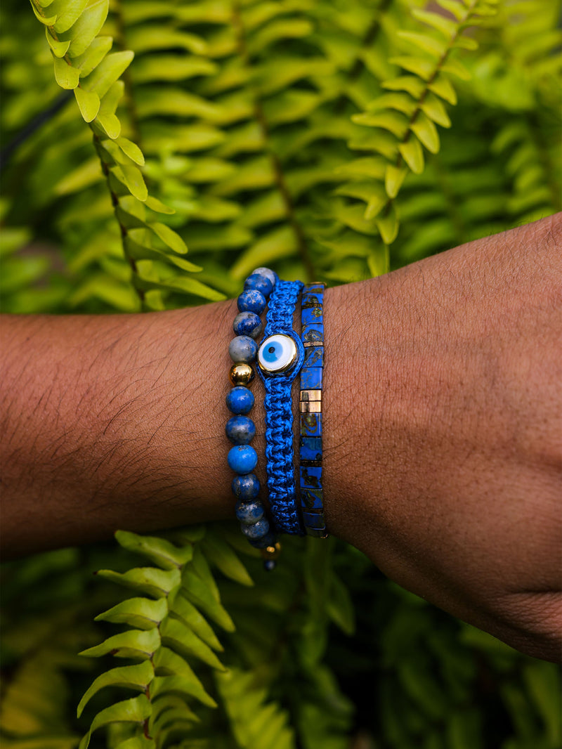Brazalete Lapislazuli 6mm