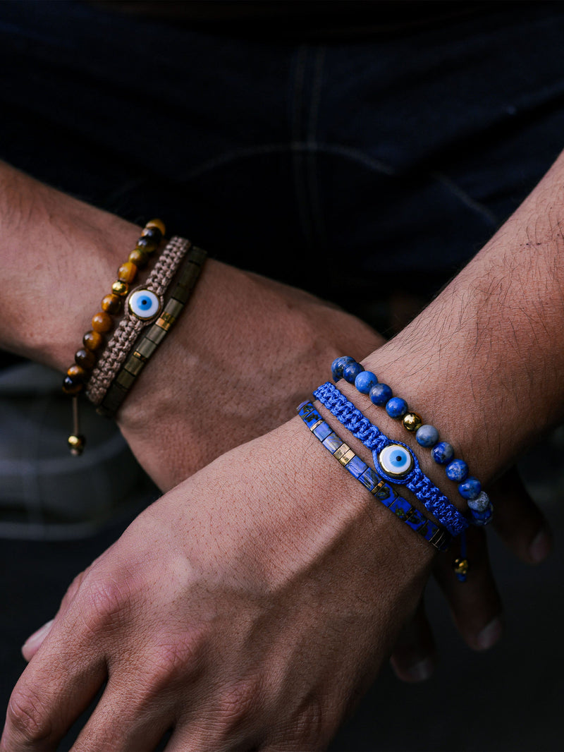 Brazalete Lapislazuli 6mm