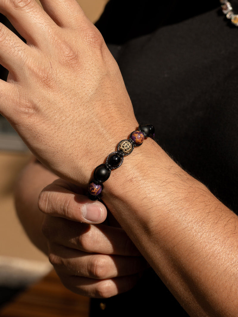 Brazalete Broncita Onyx 8mm