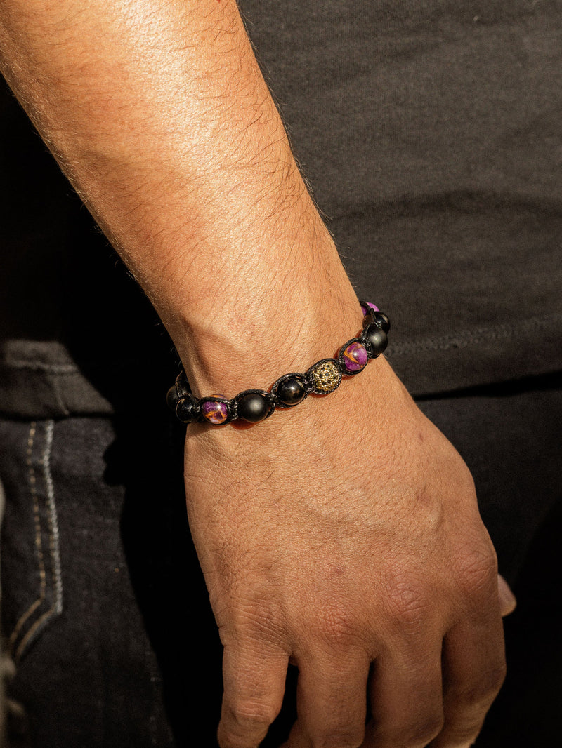 Brazalete Broncita Onyx 8mm
