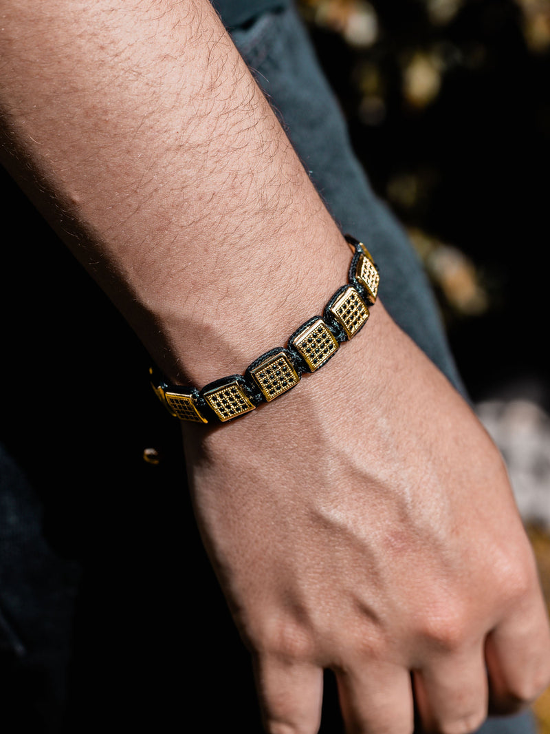 Brazalete Artesano Dorado 8mm