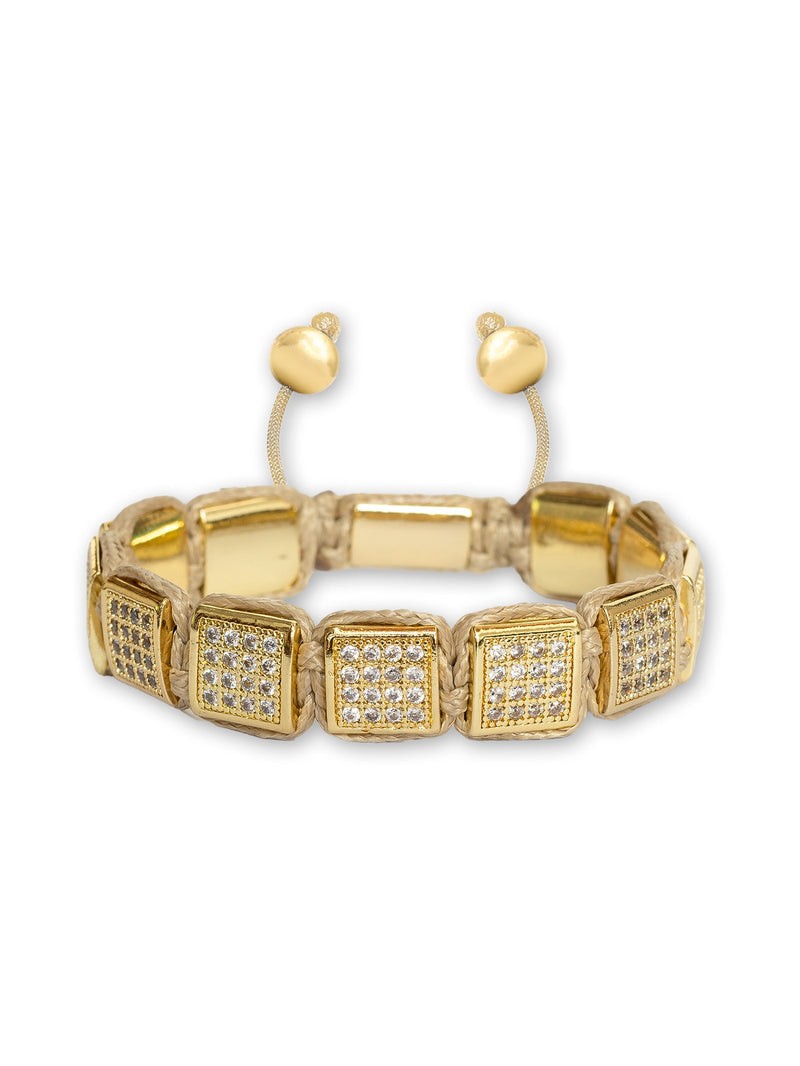 Brazalete Artesana Dorado 8mm
