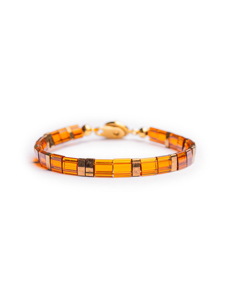 Brazalete Miyuki Tila Ambar