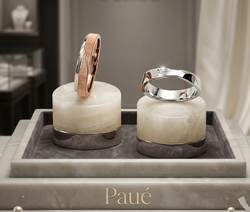Argollas de Matrimonio Loréanne Oro y Oro Blanco 18k