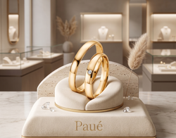Argollas Fiore Oro 18k