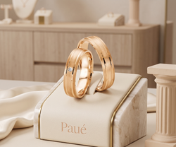 Argollas Fiore Oro 18k