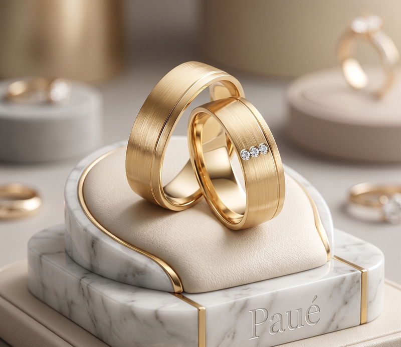 Argollas Vela Oro 18k