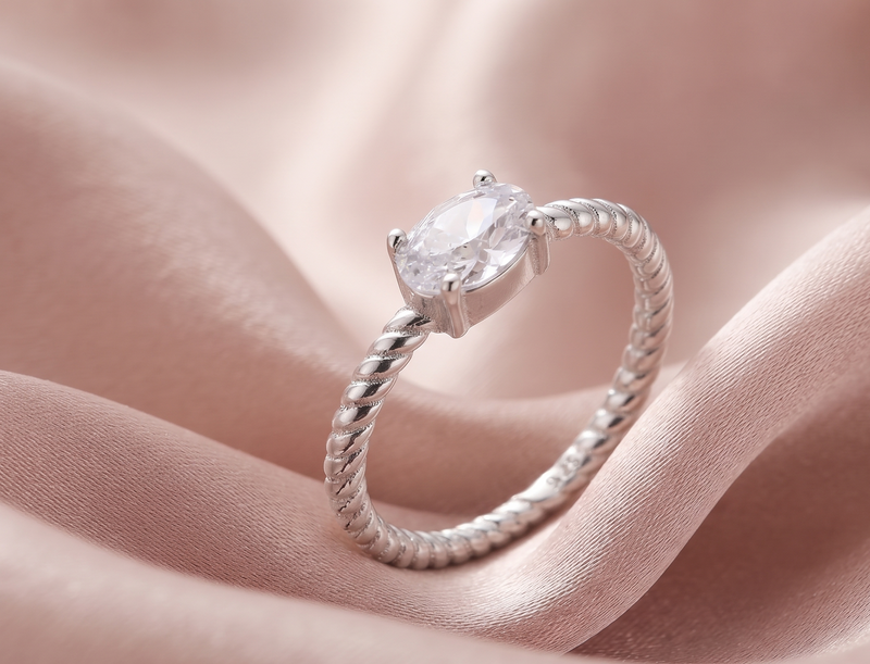 Anillo Magnolia Plata 925