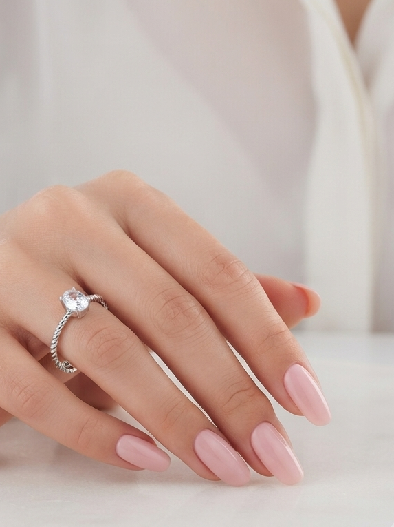 Anillo Magnolia Plata 925