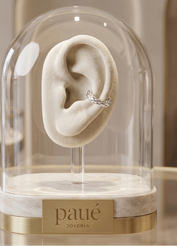 Earcuff Lissa Chapado En Plata 925