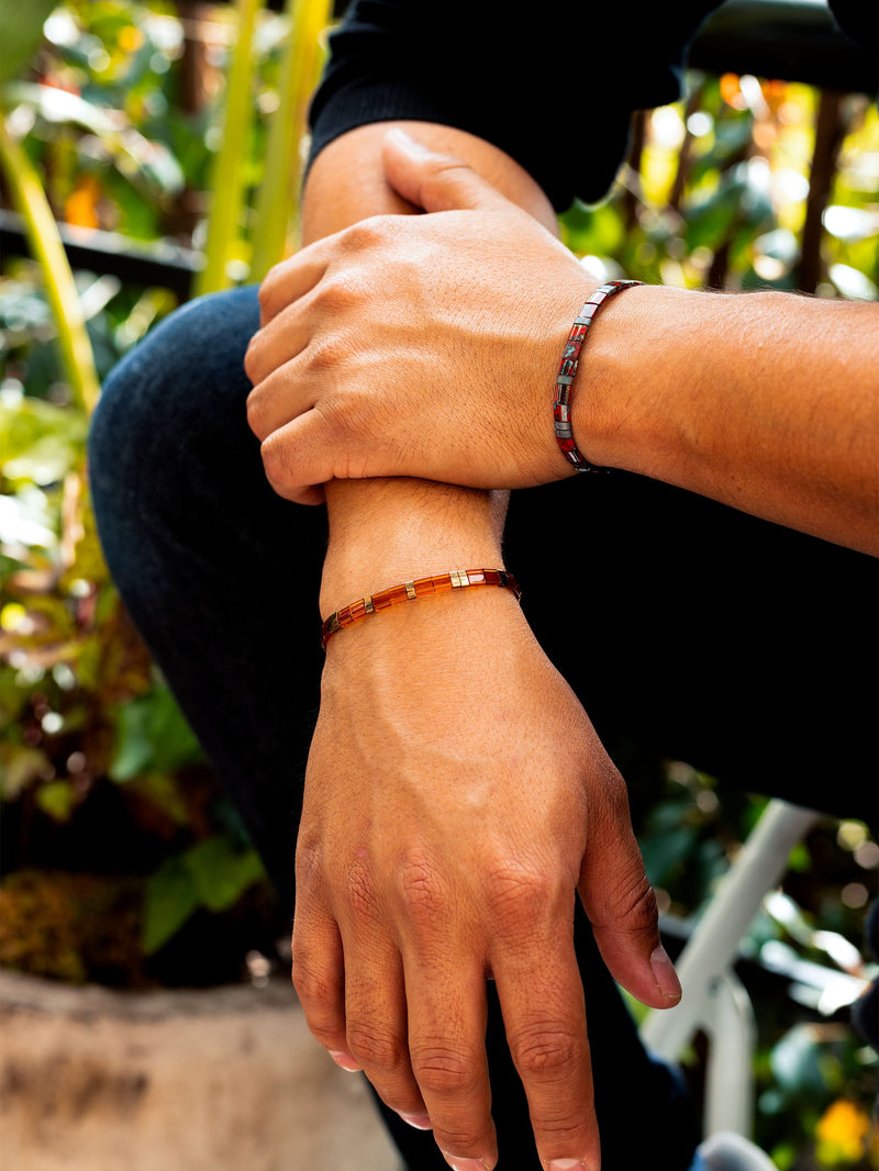 Brazalete Miyuki Tila Ambar