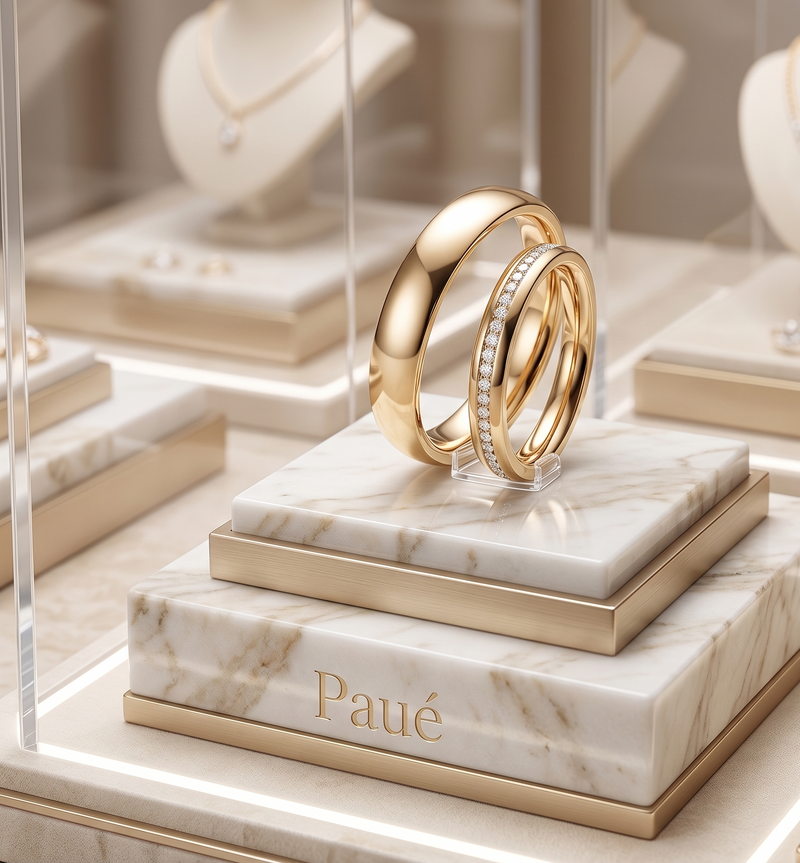 Argollas Moonlight Oro 18k
