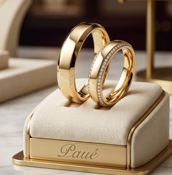 Argollas Shine Oro 18k