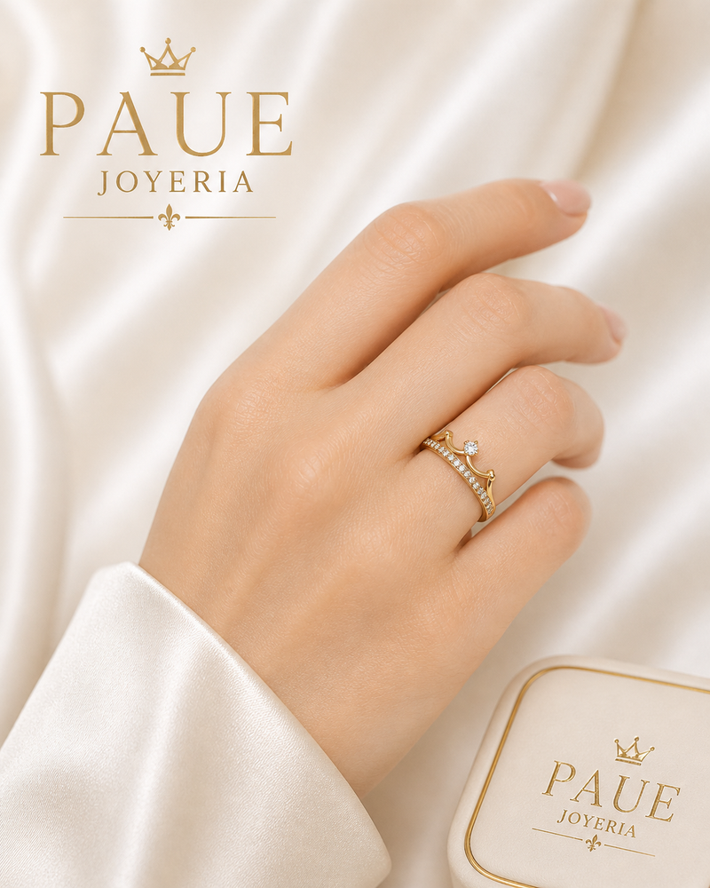 Anillo De 15 Años Gianna Con Diamantes Oro 18k