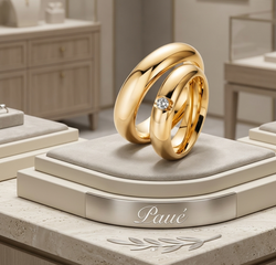 Argollas Noble Line Oro 18k