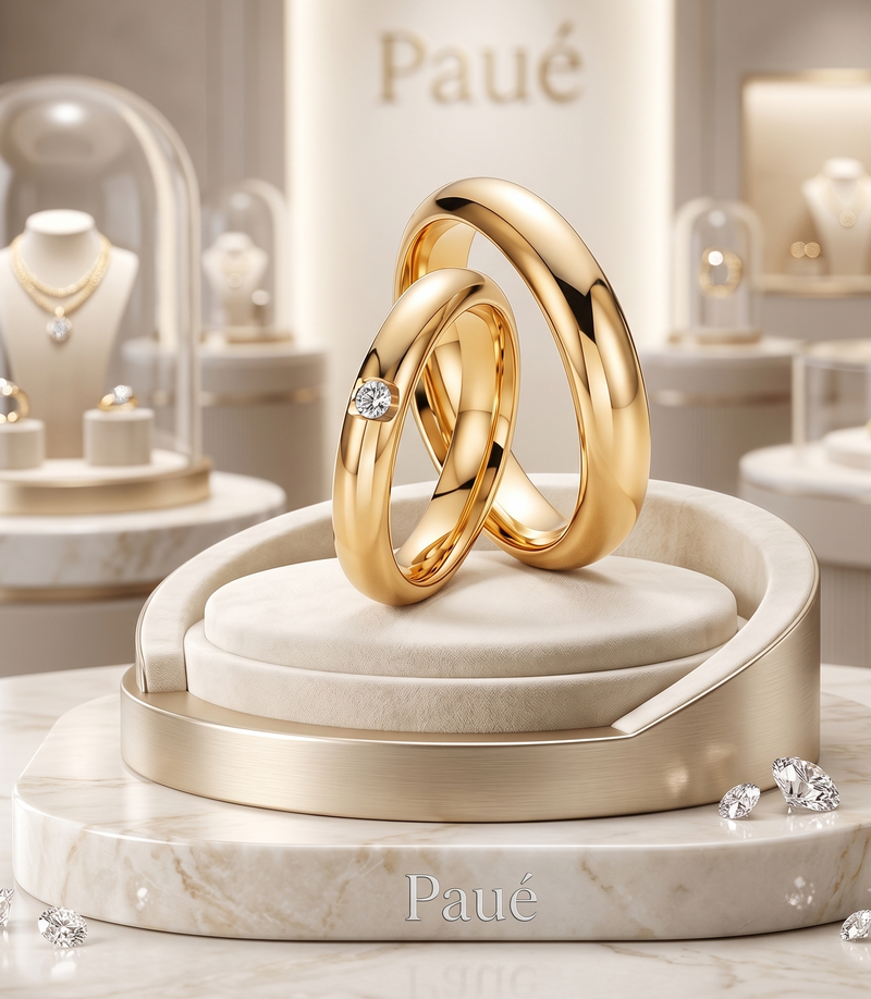 Argollas Alba Oro 18k