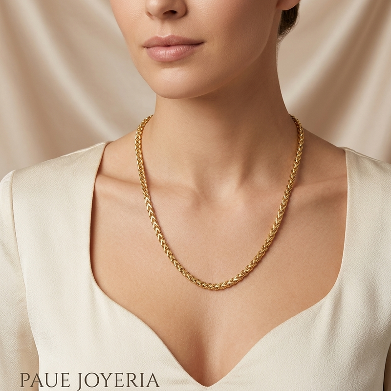Cadena Alessia Oro Italiano 18k /750