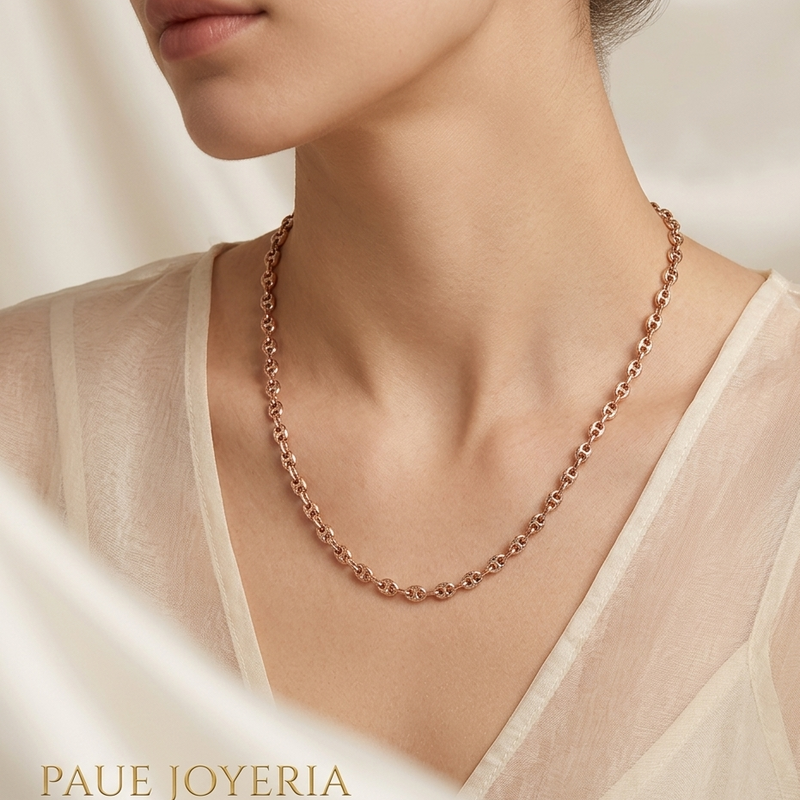 Cadena Céleste Oro Amarillo 18k