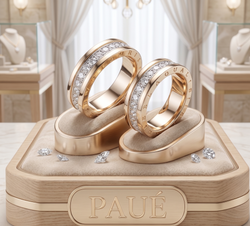 Argollas de Matrimonio Aura Lumina Oro 18k