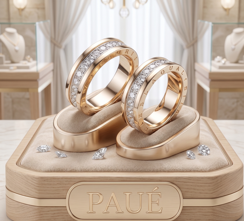 Argollas de Matrimonio Aura Lumina Oro 18k