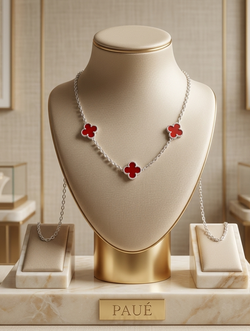 Cadena Gabrielle chapada en plata 925