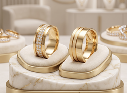 Argollas de Matrimonio Pacto de Cénit Oro 18k