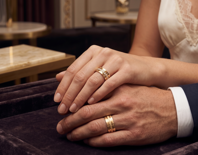 Argollas de Matrimonio Pacto de Cénit Oro 18k
