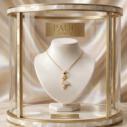 Dije Flamenco Jamari Con Diamantes Oro 18k