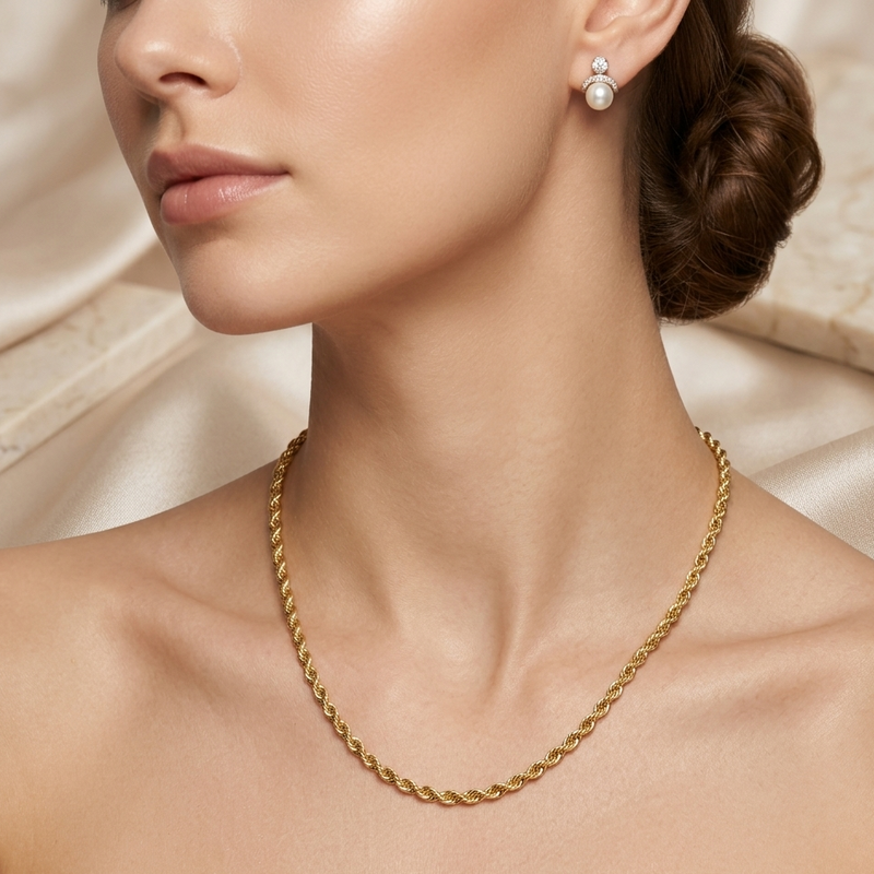 Cadena Isadora Gold 18 k Oro Italiano