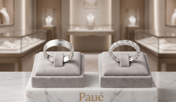 Argollas de Matrimonio Cielo-Serein Oro Blanco 18k