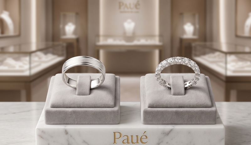 Argollas de Matrimonio Cielo-Serein Oro Blanco 18k