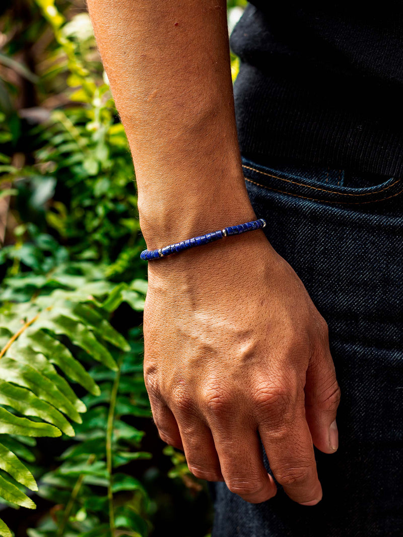Brazalete Lapis Heishi 4mm