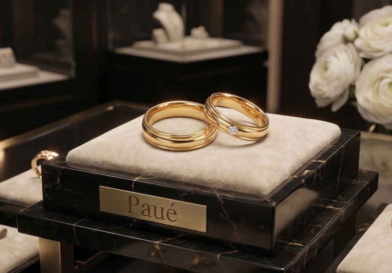 Argollas de Matrimonio Rocío de Oro oro 18k