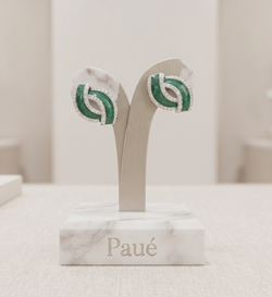 Aretes Luminos  Baño En Plata 925