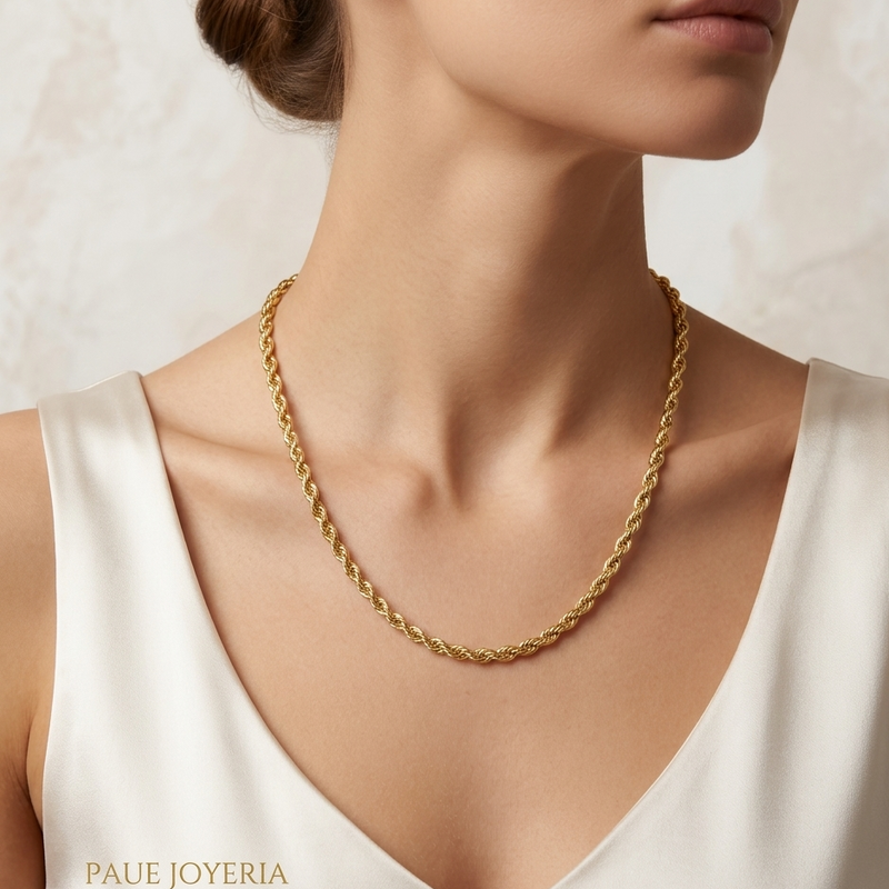 Cadena Auréssia Oro Italiano 18k / 750