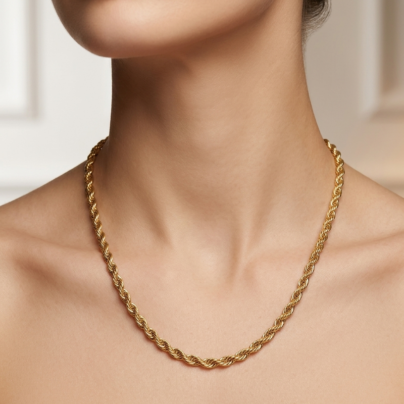 Cadena Monarca Oro Italiano 18k / 750