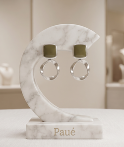 Aretes Orvellas Baño En Plata 925