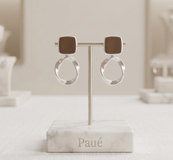 Aretes Maison Baño En Plata 925