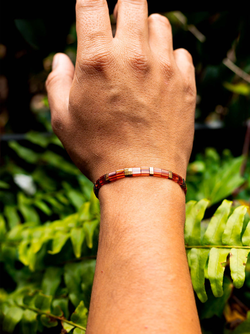 Brazalete Miyuki Tila Ambar