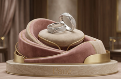 Argollas de matromonio Nué Oro Blanco 18k