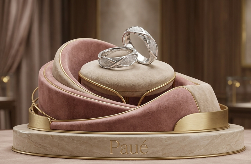 Argollas de Matrimonio Nué Oro Blanco 18k