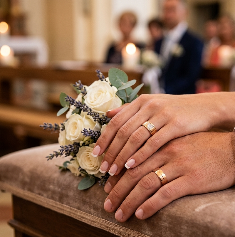 Argollas de Matrimonio Eternia Oro 18k