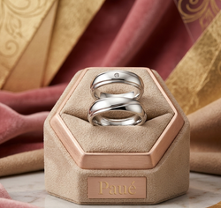 Argollas de Matrimonio Destino Oro blanco 18k