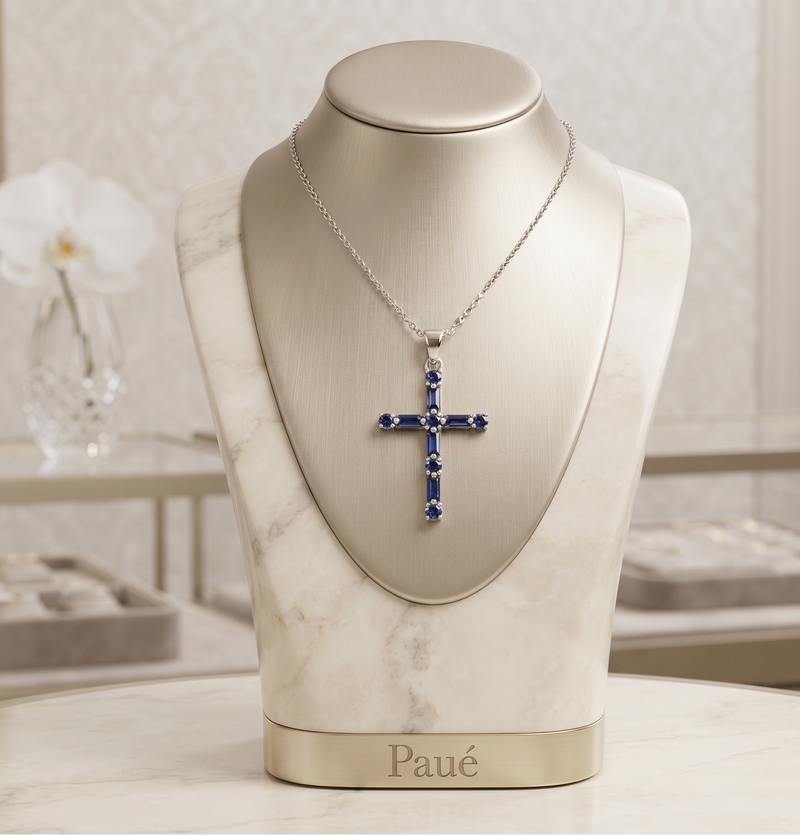 Dije  Cruz Lysora En Plata 925